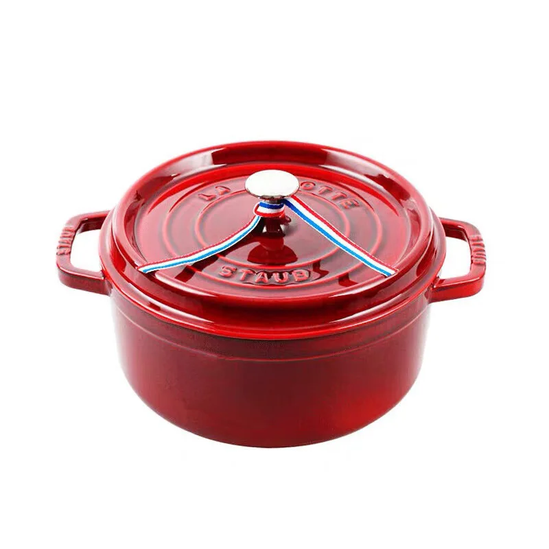 Dutch Oven Cast Iron Pot casserole enameled Cast iron 26 cm pot home cooking cookware set High Quality Made In TURKEY