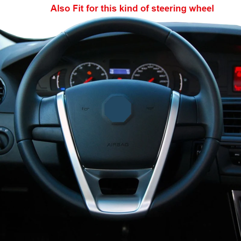 Hand Sewing Car Steering Wheel Cover Wrap For MG MG6 MG 6 2010 2011 2012 2013 2014 2015 2016 Volant Braid on the Steering wheel