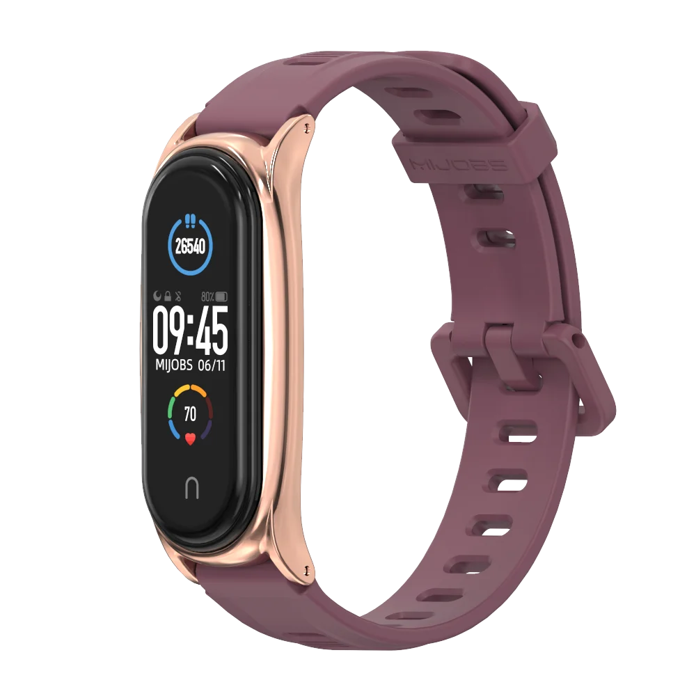 For Xiaomi Mi Band 7 Strap for Mi Band 6 Bracelet Silicone Wristband  Xiomi Miband 3 4 5 6 7 Correa Pulseira NFC Global Version