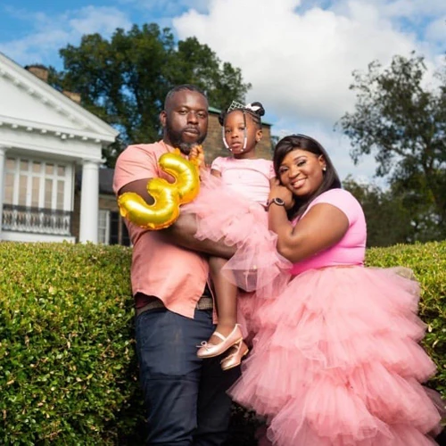 

Cute Extra Puffy Sweet Pink Mom&Me High Low Elastic Waist Tulle Skirts Tiered Ruffles Skirt For Daughter And Mom Photo Shoot