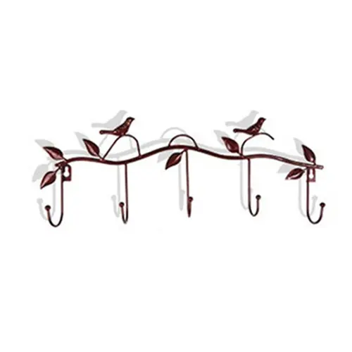 Birds Metal Wall Coat Rack and Hat Rack Multi-Function Mounted Hook Hangers For Livingroom Bedroom Decorative Hook Up Floor - Image 2