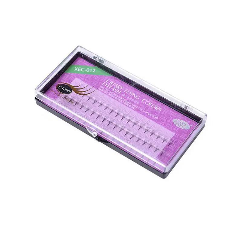 57 Bundles/box 6D Cluster Lashes 0.07mm C curl Natural Long Fans Eyelashes Extension Beauty Makeup Lash