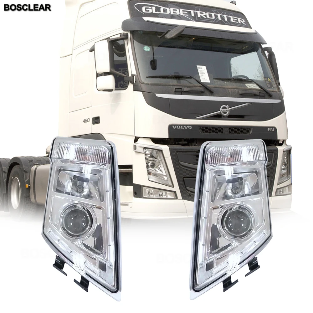 

For Volvo FH16 FM400/440 Truck Headlight Assembly 22239217 21221130 FogLights 82140763/40744 Logistics Truck Accessories FogLamp