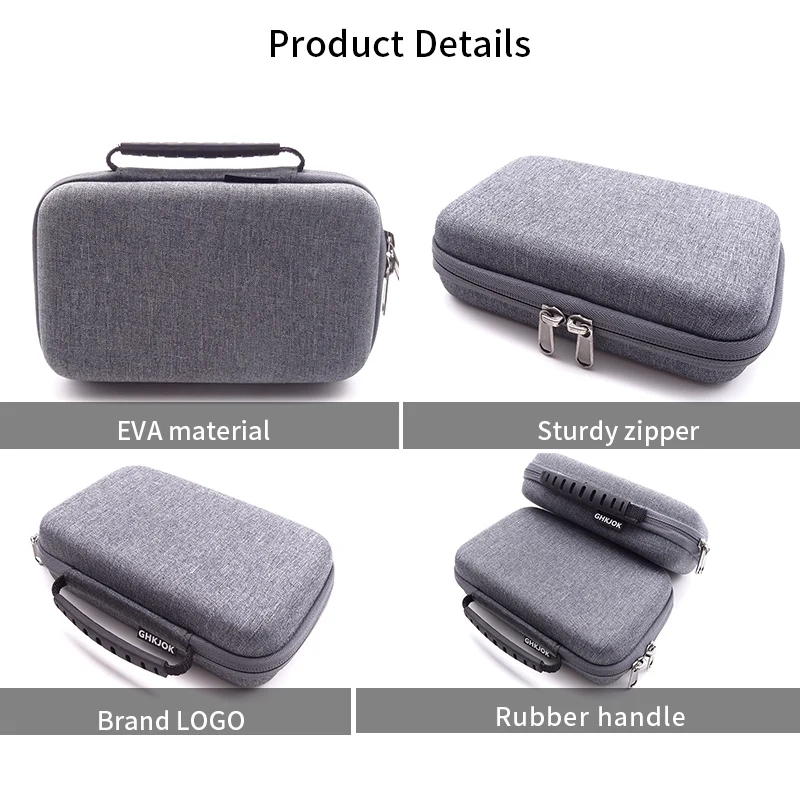 Hard Drive Storage Bag Case For HDD SSD USB Data Cable 3DS XL/ 3DS XL Game ConsolesHeadphone Data Cable Case Mobile Power Case