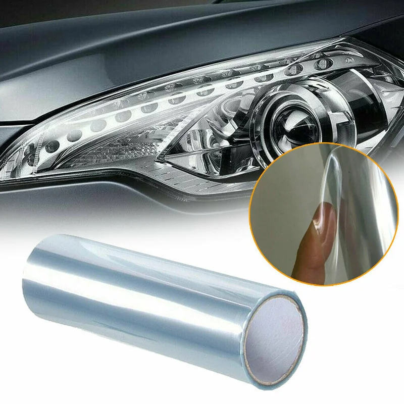 30*120cm Clear Light Covering Film Car Clear Tint Headlight Taillight Vinyl Film Fog Light Rear Lamp Tint Film Sticker Decal