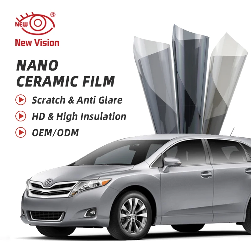 

1mX8m VLT50% High Rejection IR100% Nano Ceramic Car Window Tint Film Auto Glass Decorative Sun Control Film