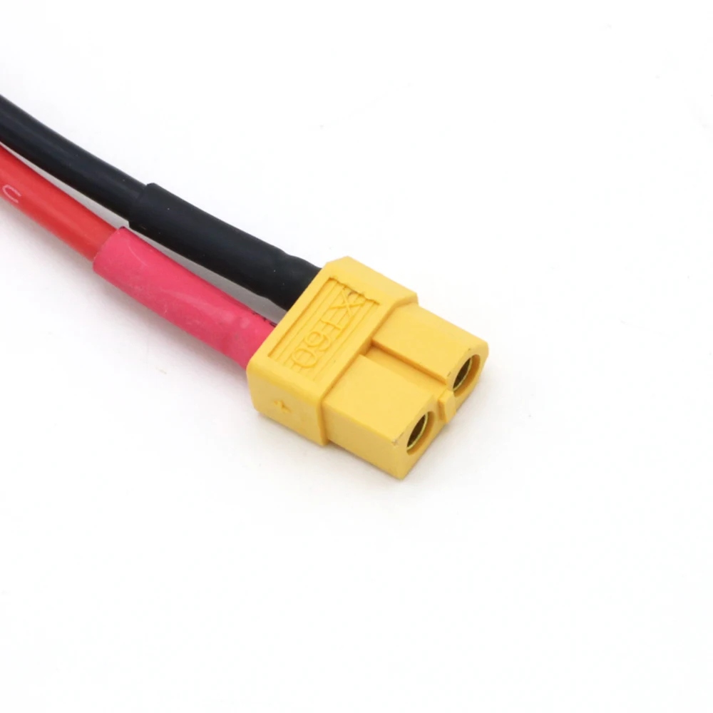 Adaptateur femelle deans count60/T vers mâle, connecteur 14AWG 30cm, câble d'extension pour batterie RC Lipo