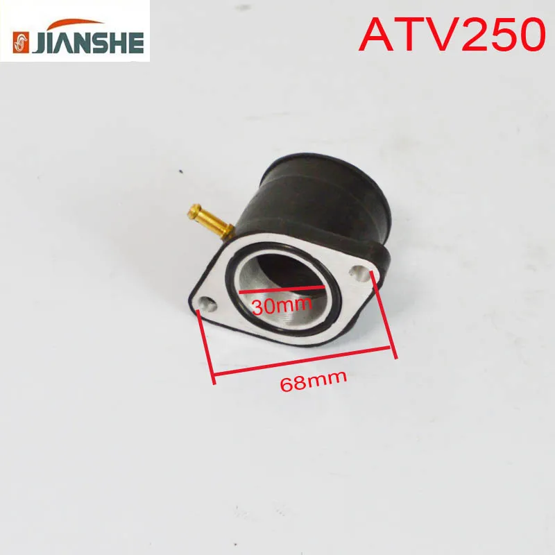 JIANSHE 250 JS250 ATV مدخل الأنابيب اليورو القياسية الفتحات المطاط 30 مللي متر المكربن loncin 250cc رباعية باشان ATV250 اكسسوارات