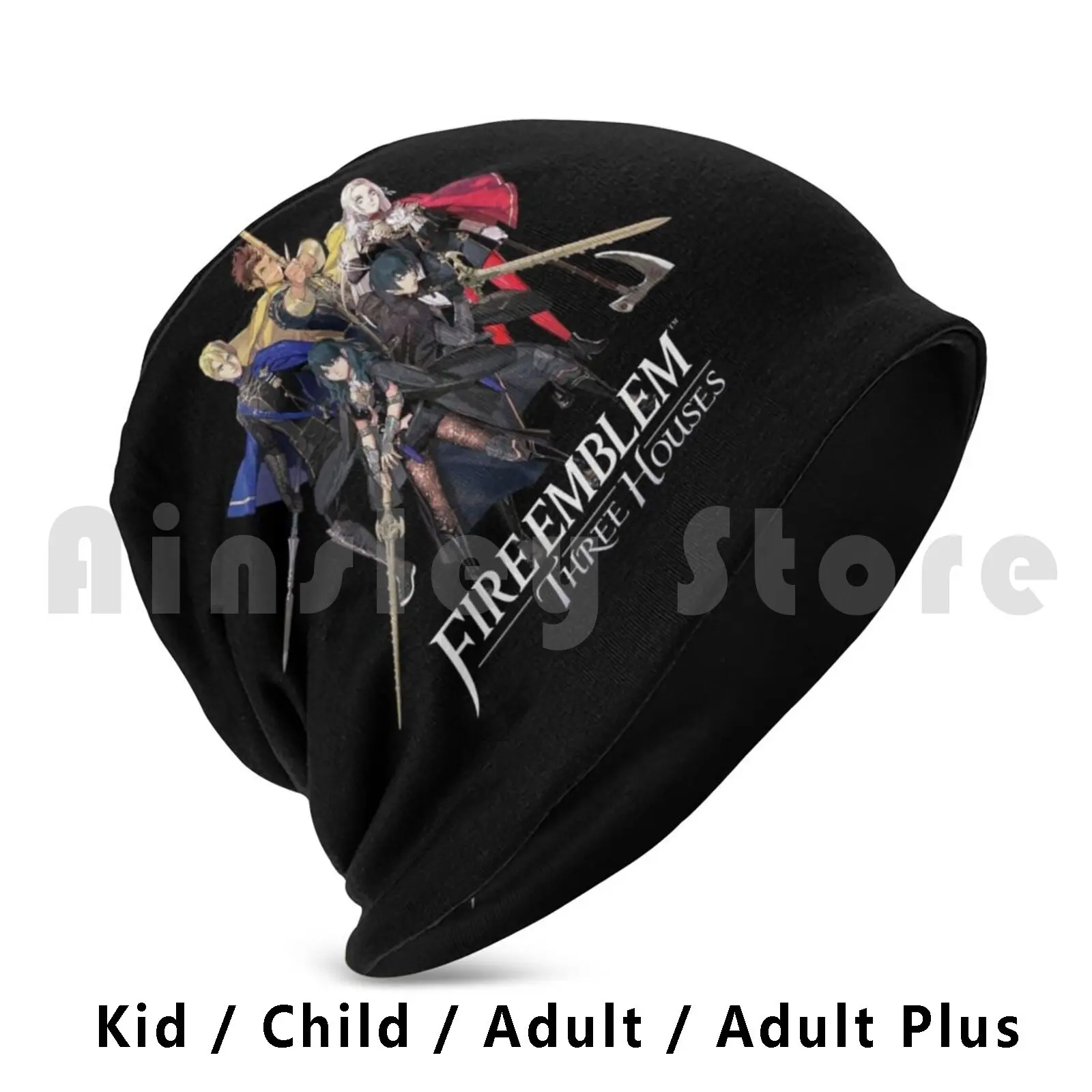 Fire Emblem : Three Houses-House Leaders & Byleth ( Male Female ) Beanies Pullover Cap Comfortable Fire Emblem