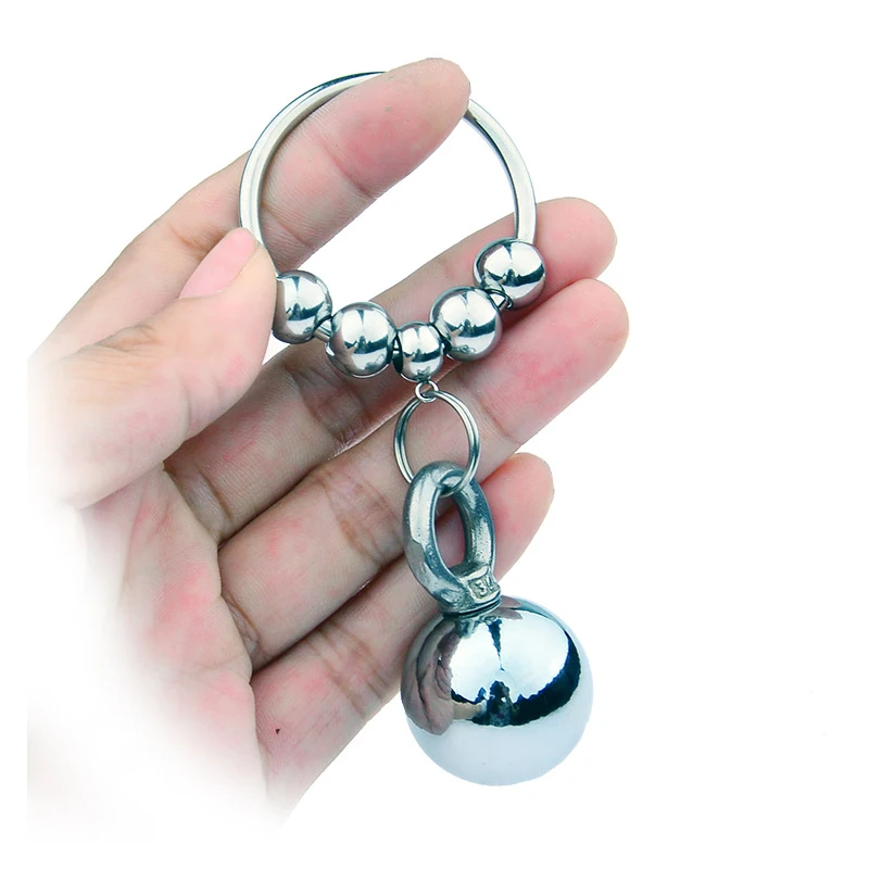 Sex Shop Metal  Penis Ring Hanging Ball Delay Ejaculation Cockring Erection Trainer Sex Toys Sex Products Erotic Accessories 18