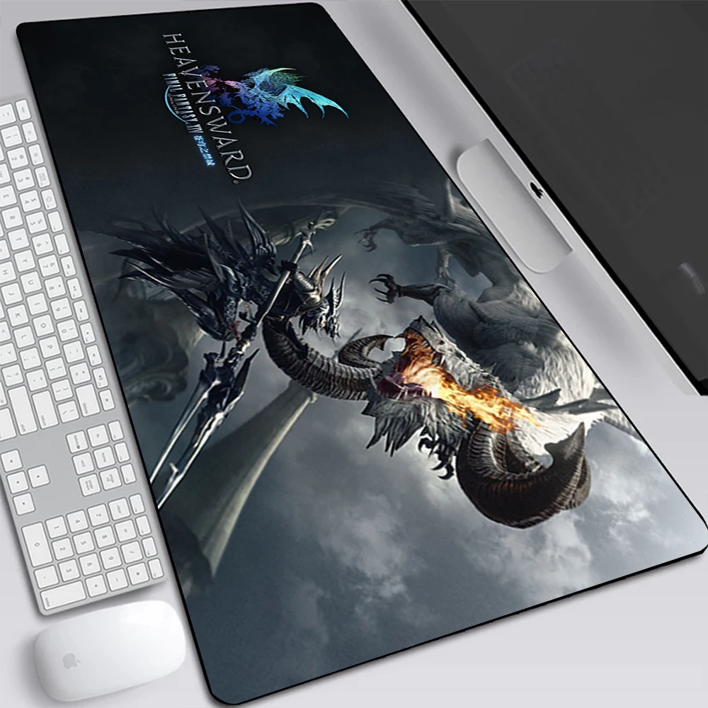 Final Fantasy XIV Online Large Gaming Mouse Pad Computer Mousepad Keyboard Pad Desk Mat PC Gamer Mouse Mat XXL Office Mausepad