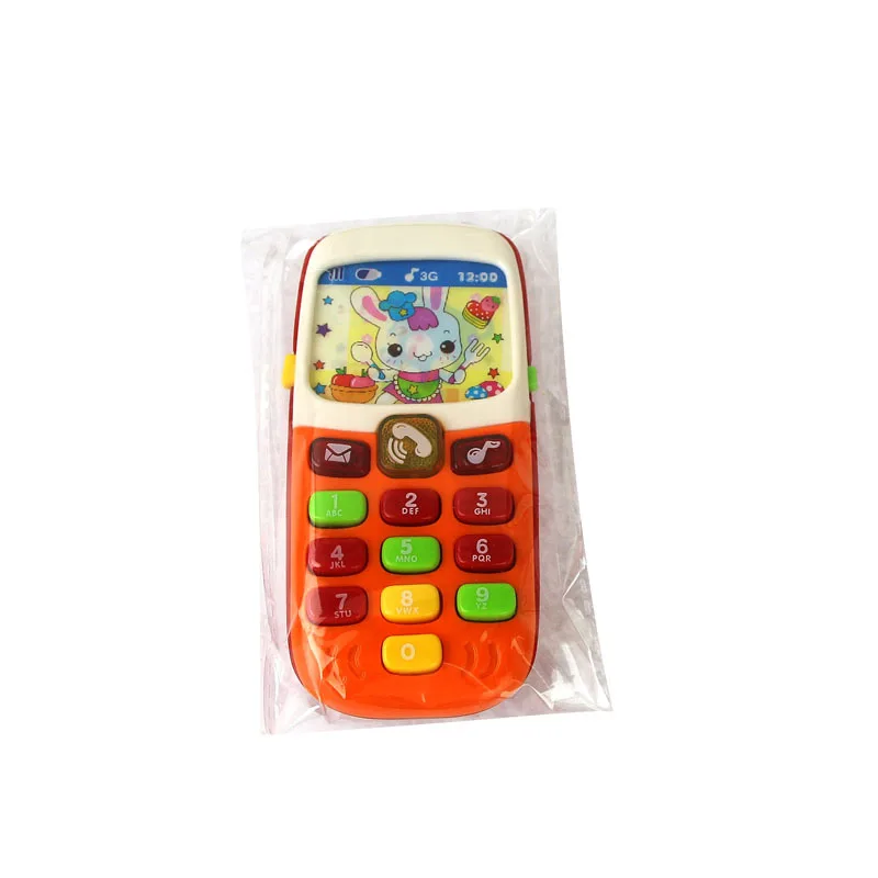 Children\'s Enlightenment Electronic Toys Mobile Phone Educational Learning Toys Music Sound Machine Baby Toys Random Colors