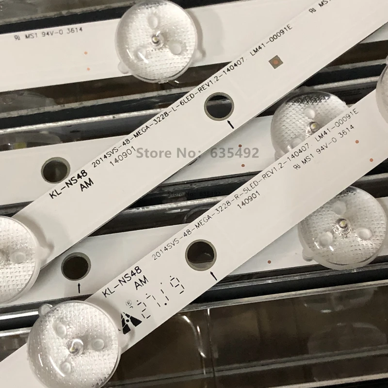 Tira de LED para iluminación trasera DMGE-480SMA-R6 DMGE-480SMB-R6 LM41-00090Z LM41-00091E UN48H4005 UN48H4200 UN48H4203 UN48H4253 UN48J5200AG