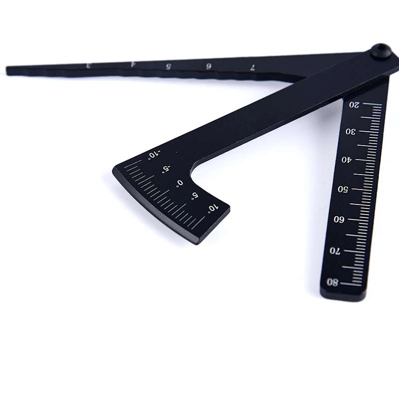 Adjustable Ruler Adjusting RC Car Height & Wheel Rim Camber 15 degrees Hobby Tools CNC For RC Car 1/8 1/10 Tamiya HSP HPI