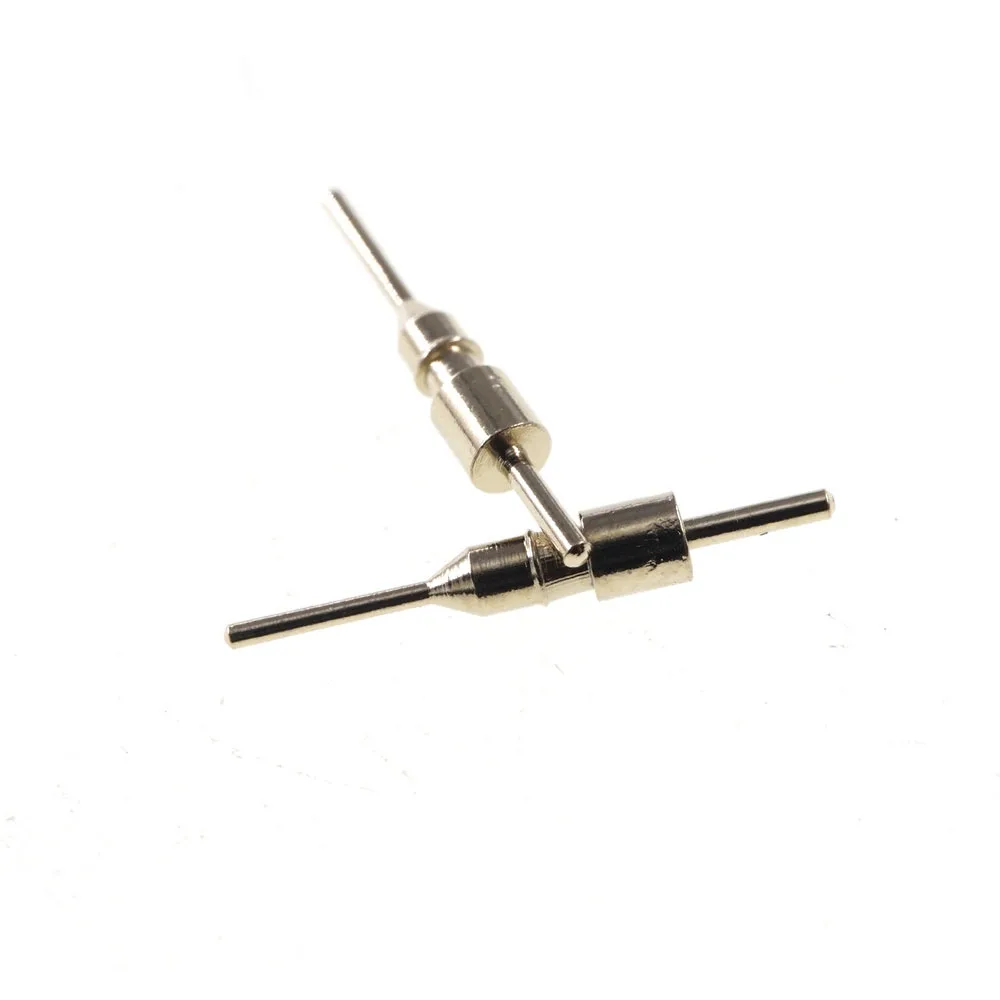 100Pcs Pin Diameter 0.5 0.6 MM Plug Male 11.96 Height Machined Header Discrete Contact Connector 3A Current Solid Lead