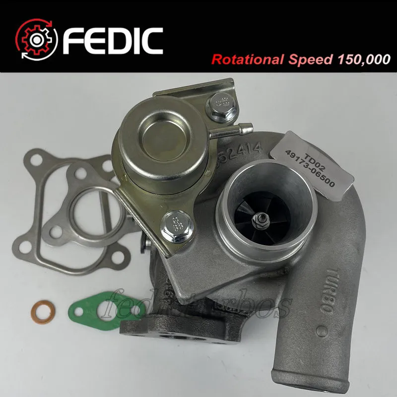 Turbocharger TD02 49173-06500 Turbine full turbo for Opel Astra G H / Combo C / Corsa C 1.7 CDTI DI 48 Kw 55 Kw 59 Kw Y17DTL