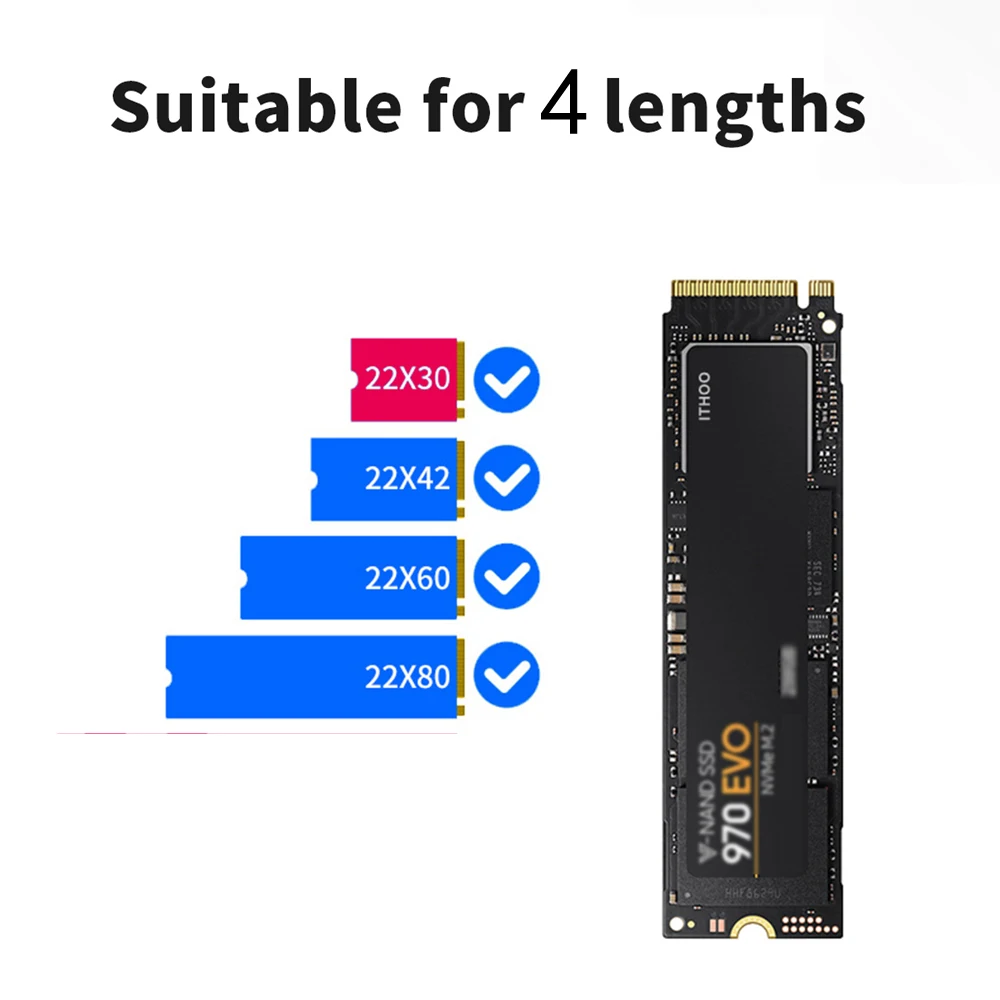 M.2 NVME Enclosure Aluminium TYPEC3.1 Mobile HDD Box Optibay HDD Case TYPE C3.1 RTL9210 M. 2 USB3.1 M.2 PCIE SSD U.2 PCI-E TYPEC