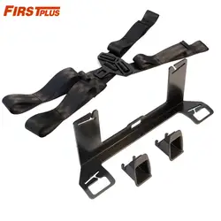 Universal Latch ISOFIX Belt Interfaces Guide Retainer Thicken Steel Car Seat Bracket For Child Safety Seat ISOFIX Groove Free