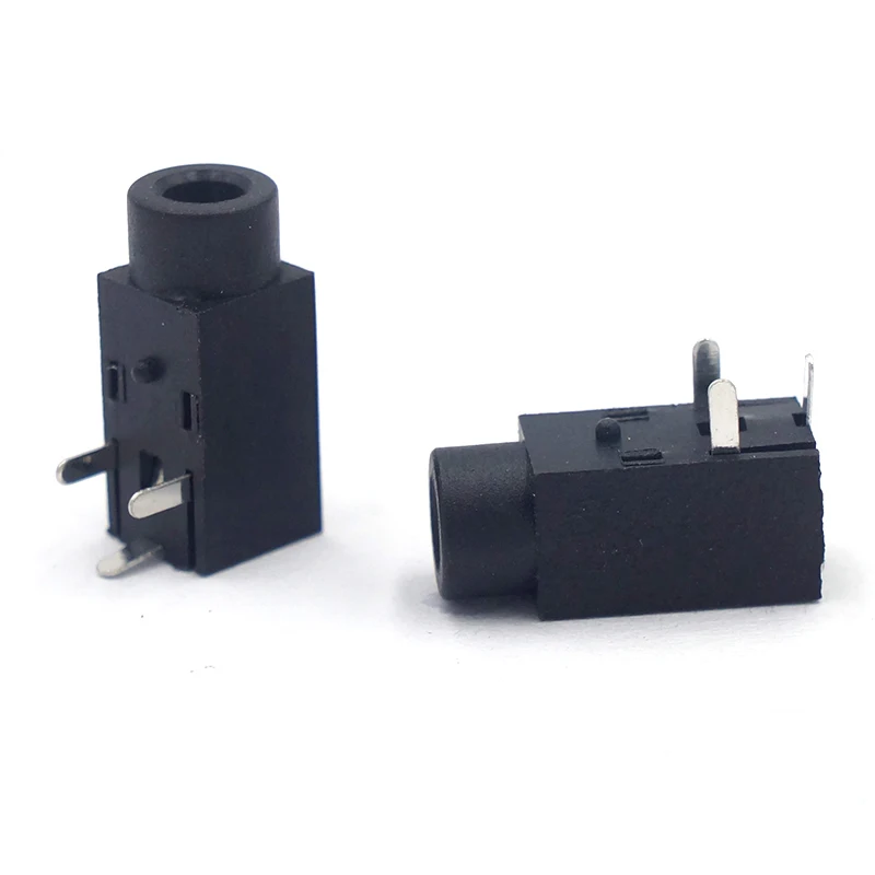 10 pces PJ-211 conector de tomada de energia a fonte de alimentação fêmea conecte jack 3pin pj211