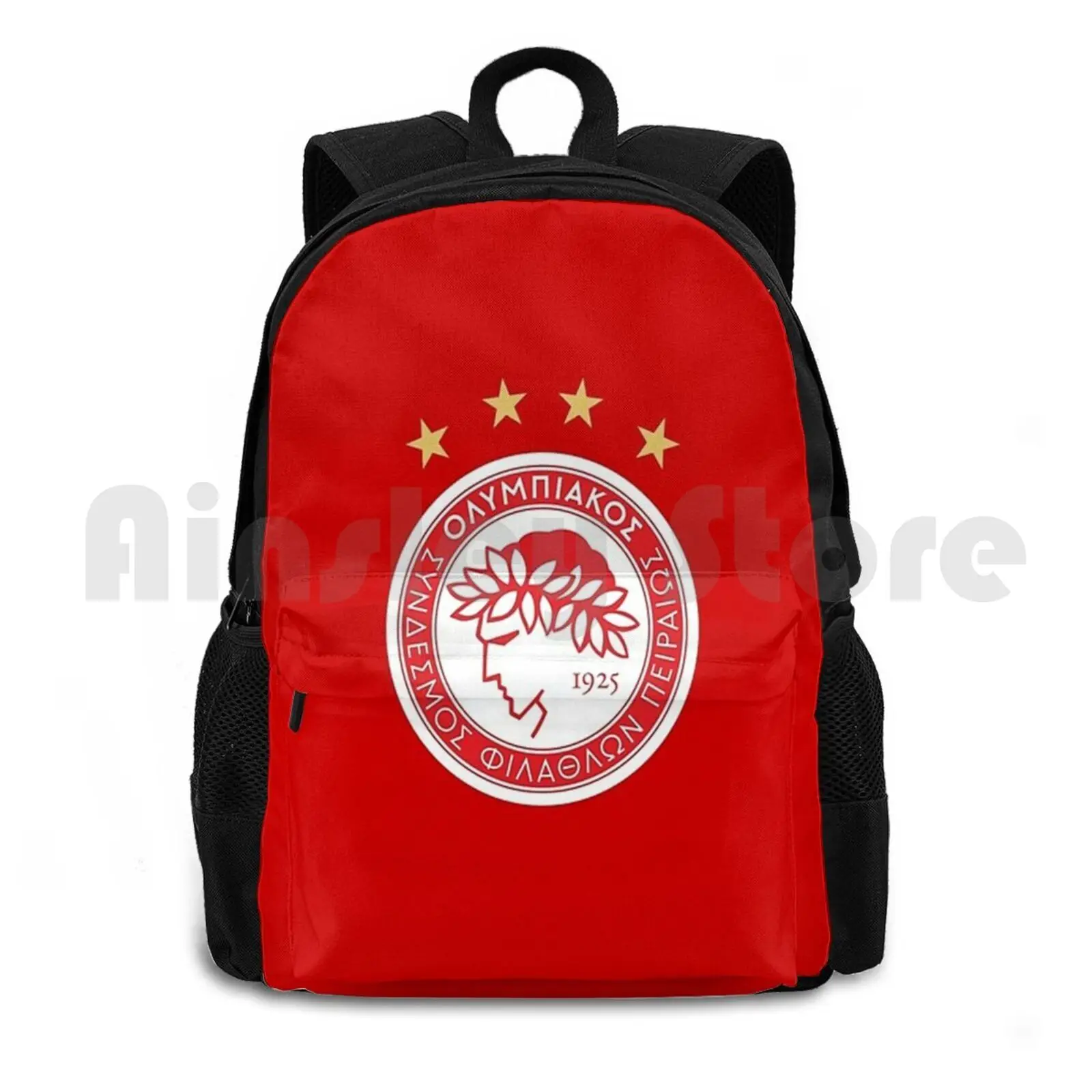 Olympiakos Piraus Merchands Outdoor Hiking Backpack Riding Climbing Sports Bag Olympiakos Piraus Merchands Fashion New York