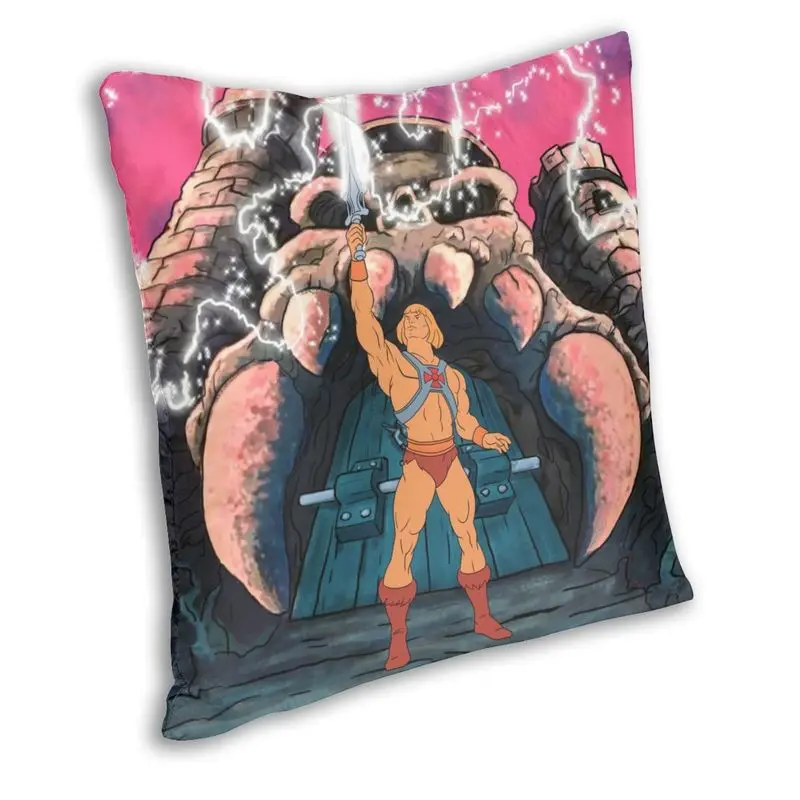 He-Man Transform Cushion Covers Sofa Home Decor Masters of the Universe Square Pillow Cover 40x40