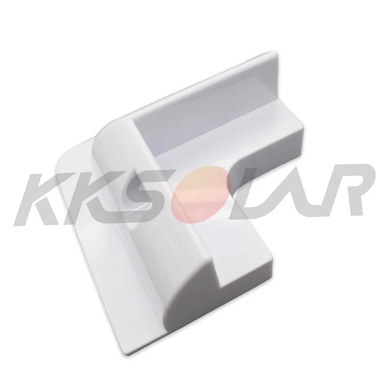 Imagem -03 - Suporte de Montagem do Suporte do Painel Solar Abs Garagens de Veículo Branco para Kits de Caravana Solar rv Motorhomes Pcs