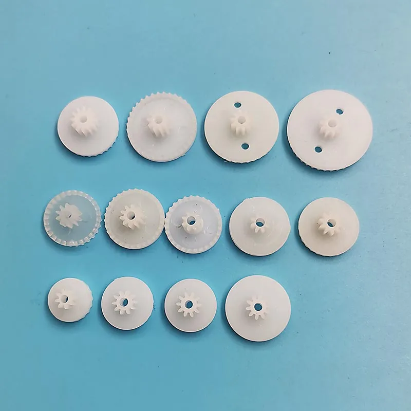 Special Mixed 13pcs Double-deck Crown Gear Bag Selection of 11 Crown Teeth Small DIY Drive Plastic Parts MIX13