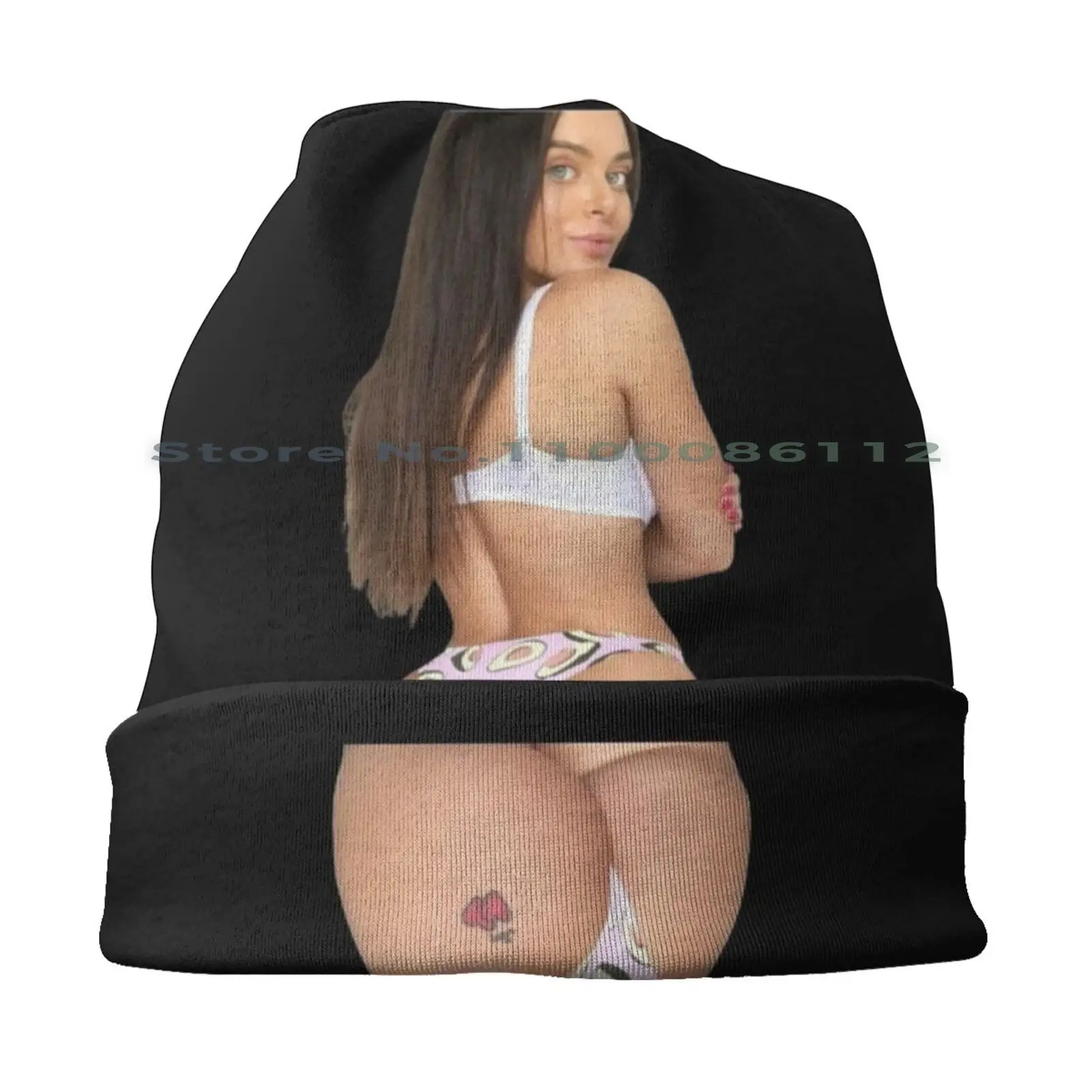 Lana Rhoades Beanies Knit Hat Lana Rhoades Mia Khalifa Alexis Texas Abella Danger Riley Reid Sexy Booty Brimless Knitted Hat