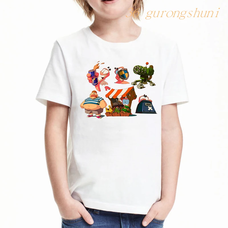 Children clothing cartoon kids t shirt for boys girls clothes tshirt girl worms 3 graphic tee 3d kawaii summer tops kid t-shirt