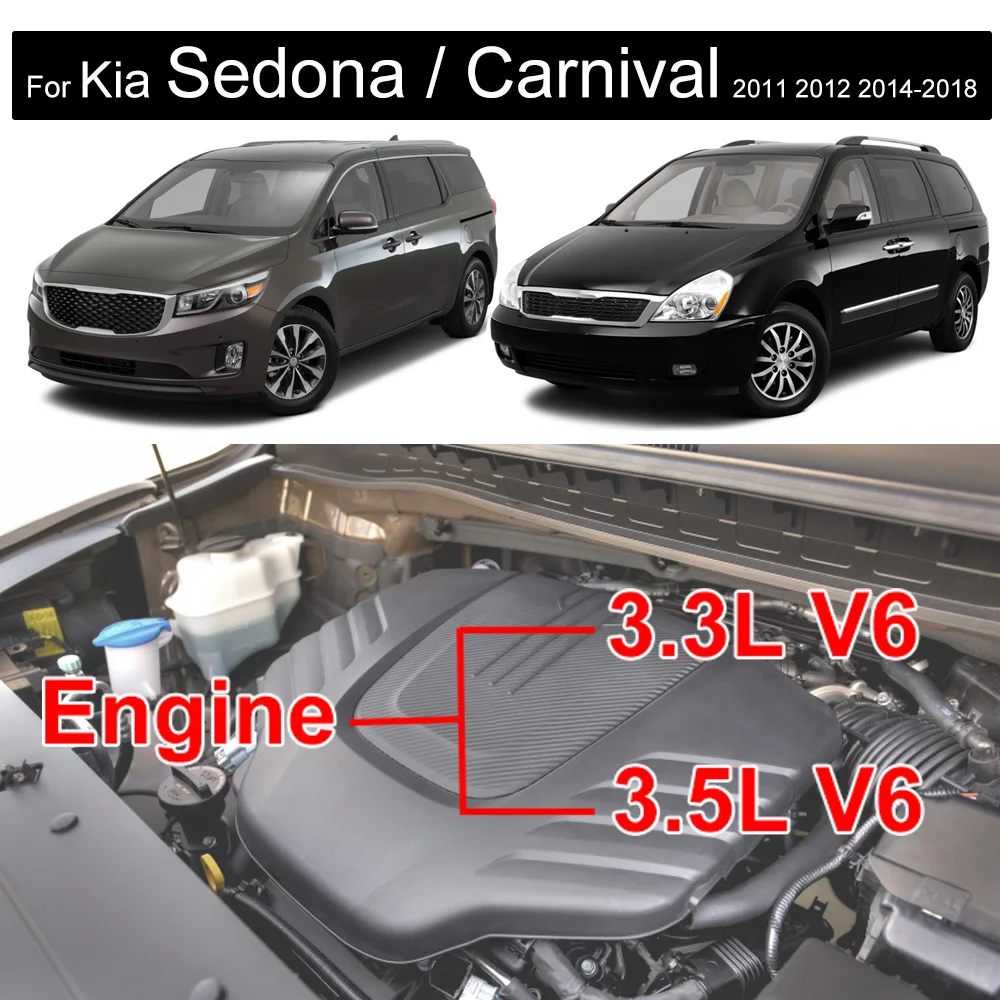 Car Oil Filter For Kia Sedona Carnival YP 2015 2016 2017 2018 3.3L 3342CC V6 Petrol Engine Protector Accessories 26320-3CAA0