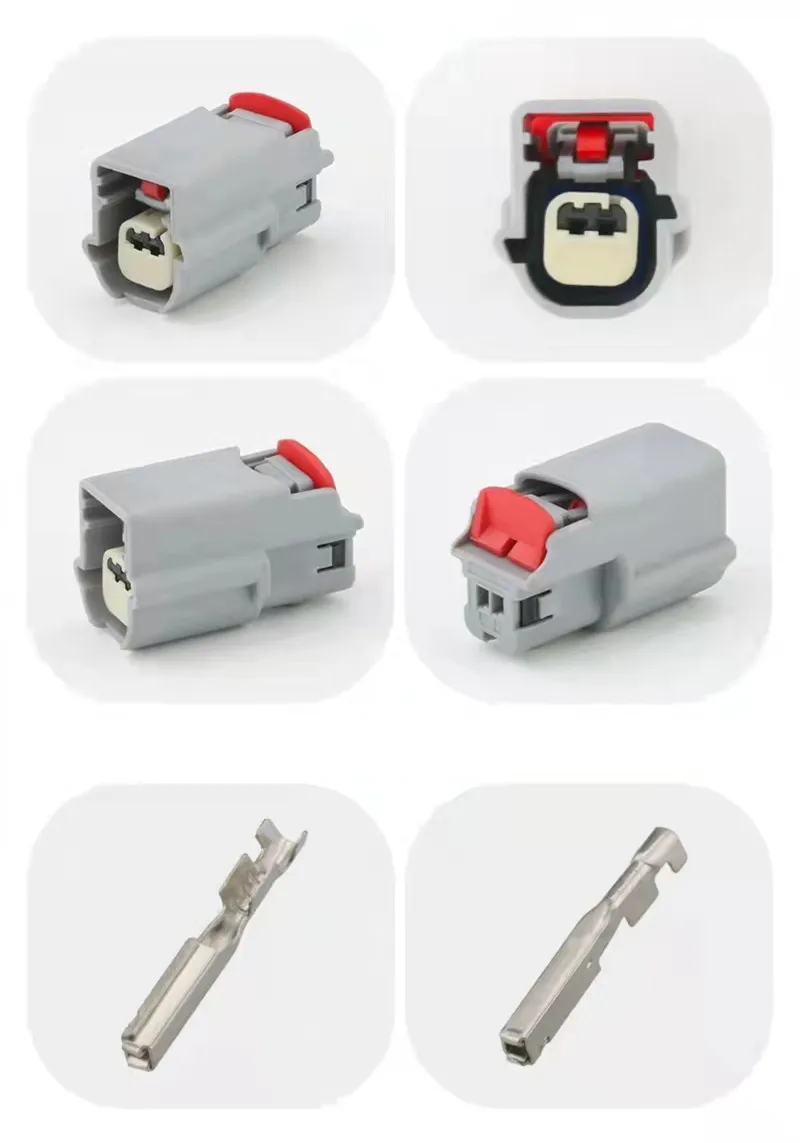 5 sets  2 Pin Automotive wiring harness plug connector applies to the Volvo front-bar radar probe plug 31403-2210