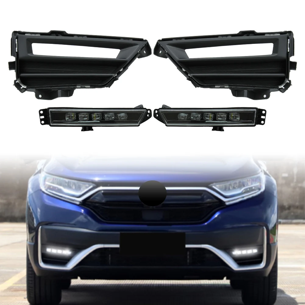 For Honda CR-V CRV 2020 2021 Auto LED Daytime Running Lights DRL