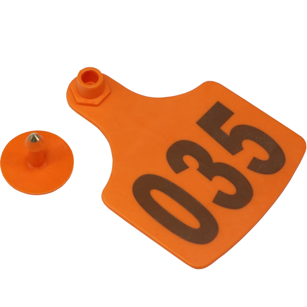 7.5x10CM Different But Consecutive Numbers Cattle Ear Tags Set Farm Animals Label Livestock Markers Identification Card Marking