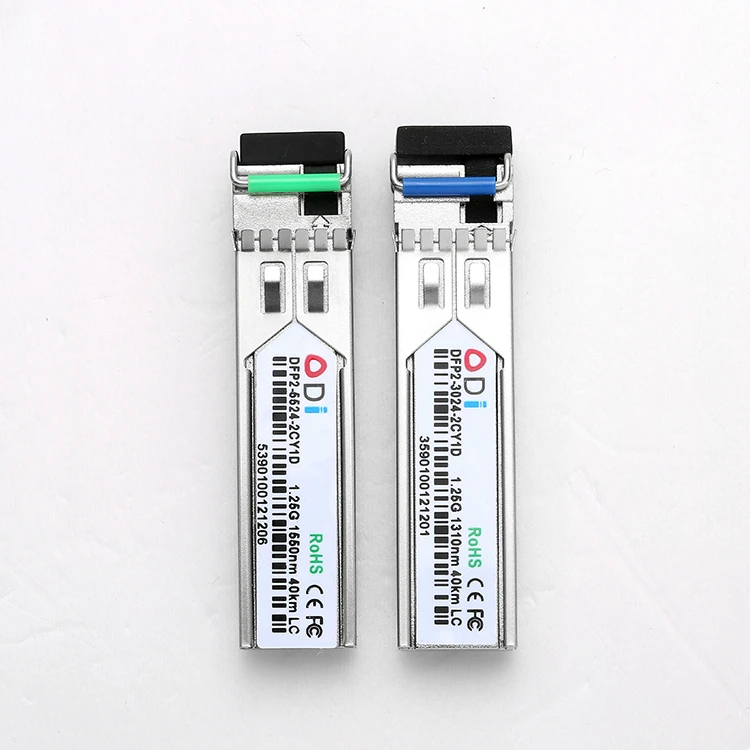 Émetteur-récepteur optique BIDI SFP, DFP2-3124-2IY11Manufacturer de 40km, 1310/1490 go, 1.25