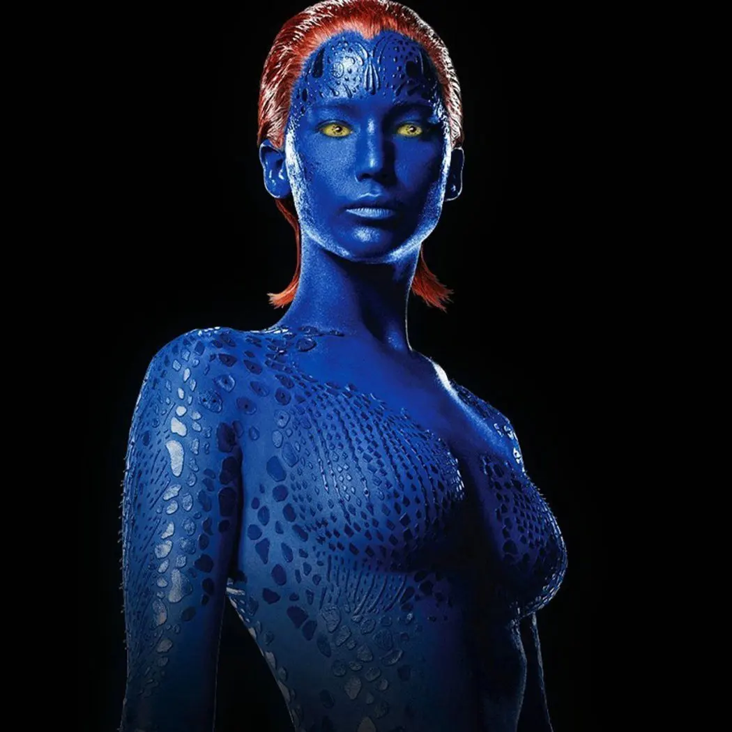 High Quality Movie Women X-MEN Raven Darkholme Mystique Cosplay Costume Zentai Bodysuit Suit Jumpsuits Samus Aran Costumes