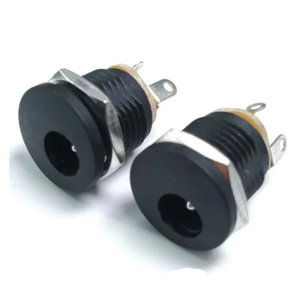 5/10/20 Pcs DC-022 5.5 x 2.1mm 3pin DC Power Socket/ DC Connector Female Panel Mount DC022k 5.5 mm x 2.1mm