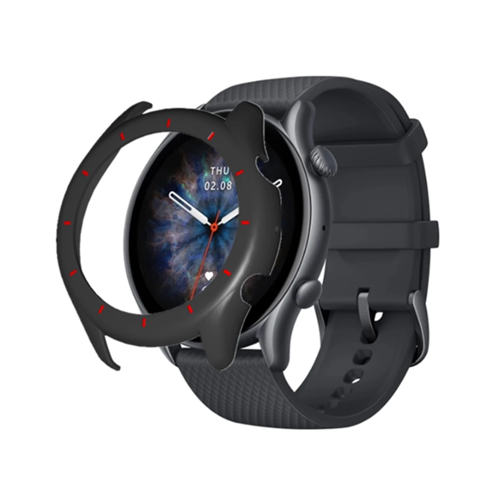 Xiaomi Amazfit GTR 3 pro用保護ケース,Amazfitウォッチ用ケース,プラスチック,シェル付き