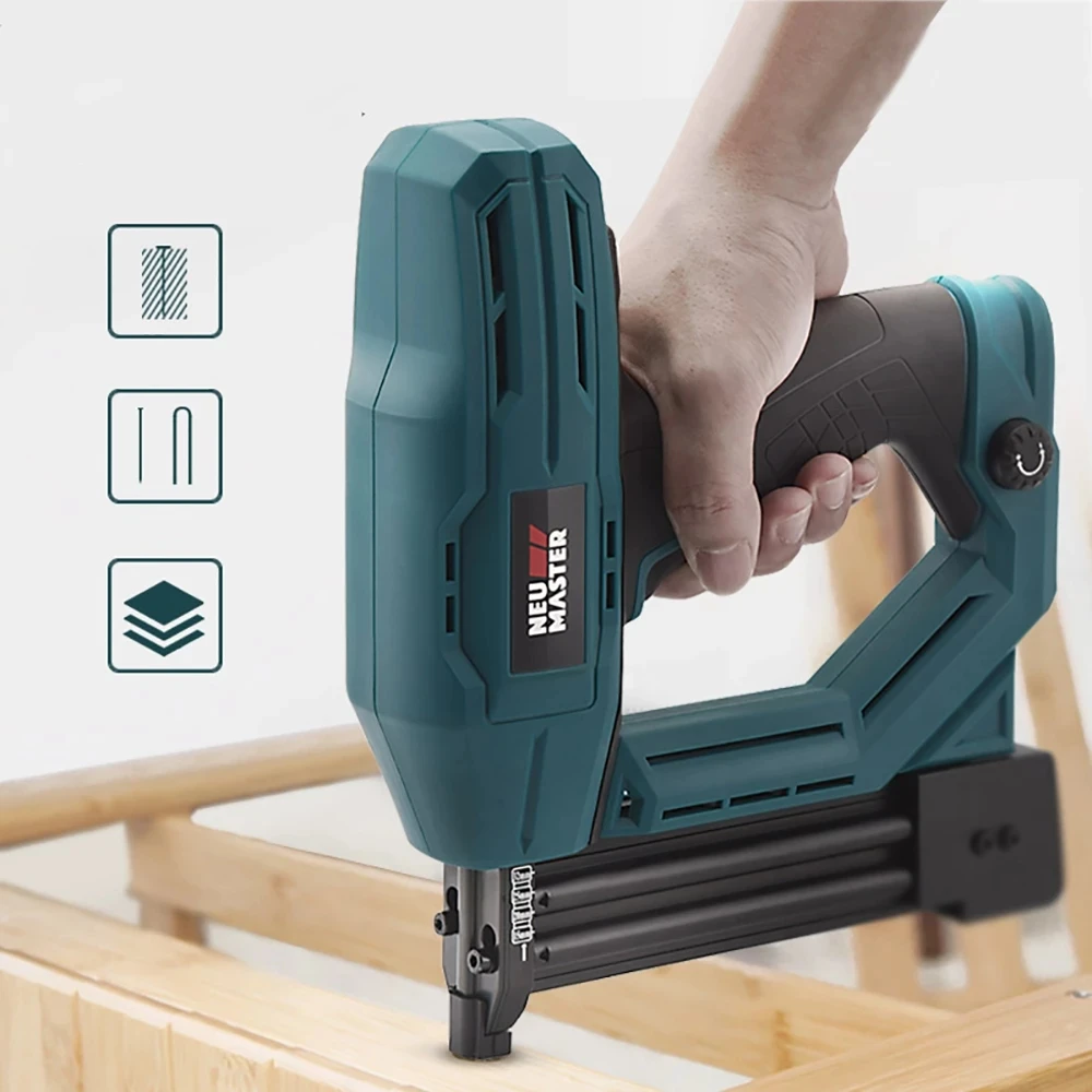 220Vไม้ไฟฟ้าNailer Stapler F30 425K Dual-Purposeในครัวเรือนเล็บปืนเฟอร์นิเจอร์Staple Gunช่างไม้Powerเครื่องมือ