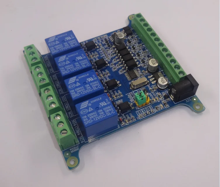 

Modbus RTU 4-way Relay Output 4-way Dry Node Input RS485 Optional Shell