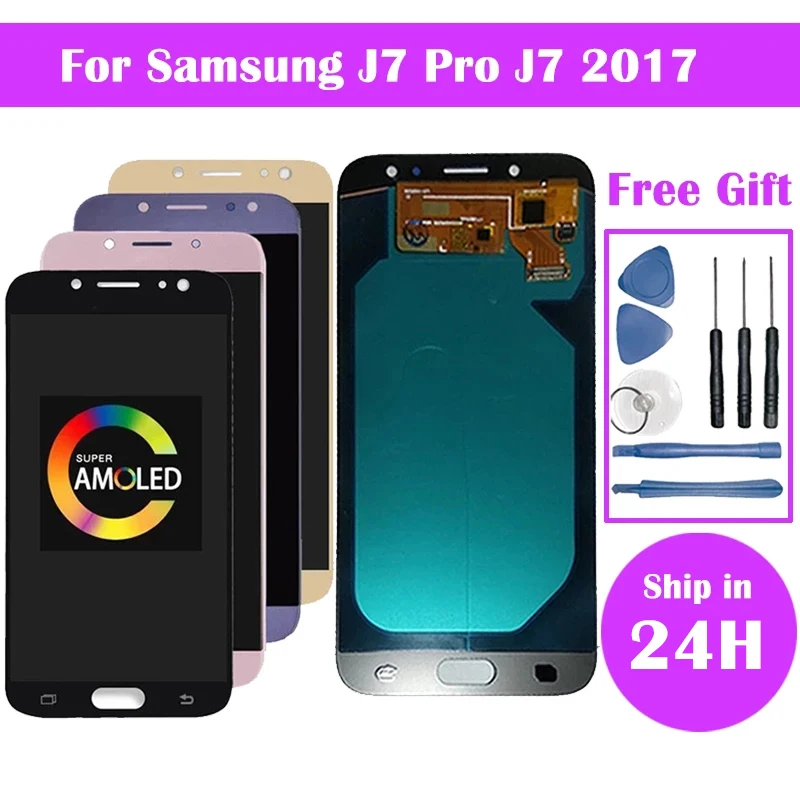 Display J7 Pro For Samsung J7 2017 Display J730 SM-J730F J730FM/DS J730F/DS J730GM LCD Display Touch Screen Digitizer Assembly