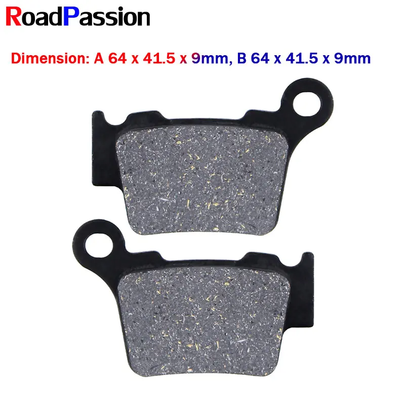 

Motorcycle Parts Rear Brake Pads Disks For SMR525 SX525 EXC525 XC525 R530 SMR560 SXC625 SMR650 SMR525