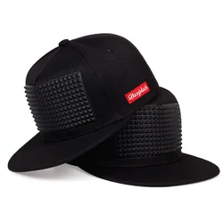 Casual Solid Color Ladies Hip Hop Hat Fashion Men and Women Adjustable Baseball Cap Street Offset Printing Flat Brim Hat Korean