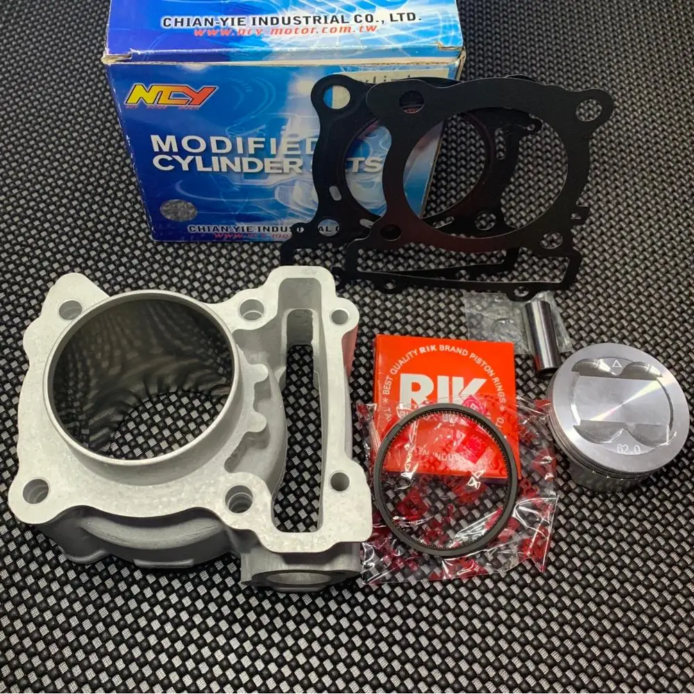 Cylinder Kit 62mm NMAX155 AEROX155 NVX155 LC135 T135 MX135 YZF R15 MIO125 Big Bore Ceramic Set 155cc Racing Tuning Engine BWSP