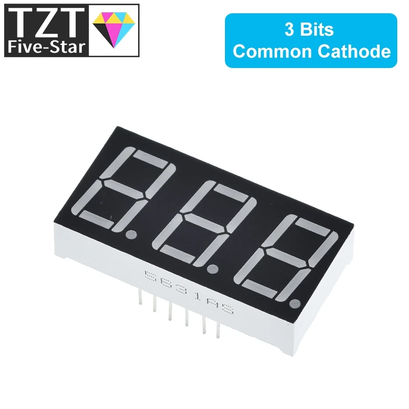 0,56 Zoll LED-Anzeige 7-Segment 1 Bit/2 Bit/3 Bit/4 Bit Ziffernrohr Rot Gemeinsame Kathode / Anode Digital 0,56 Zoll LED 7-Segment – Detail 10