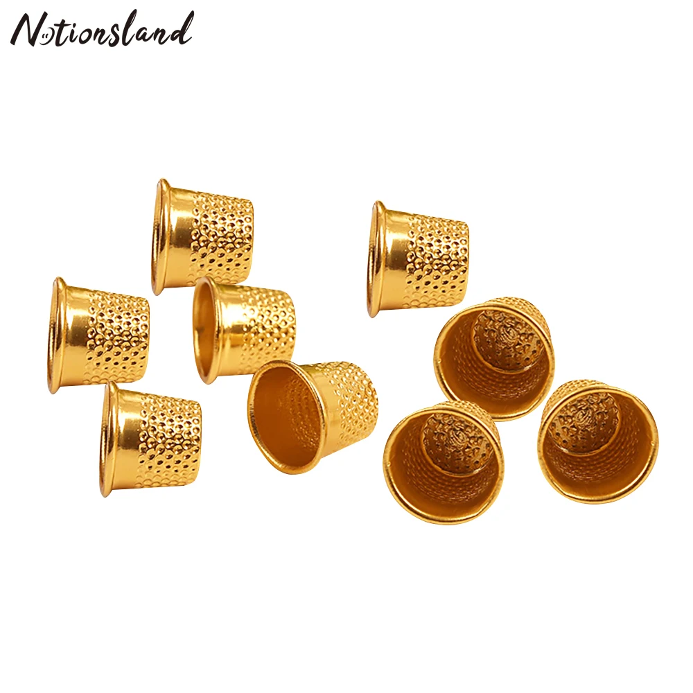 

20pcs Vintage Sewing Thimble Finger Thimbles Metal Protector Pin Needle Shield for Needlework Embroidery DIY Crafts Sewing Tool