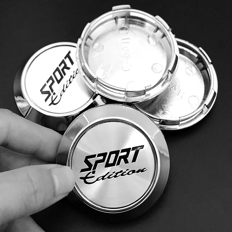 4pcs 60mm SPORT Rim Car Wheel Center Cap For LADA TOYOTA NISSAN Hyundai KIA Chevrolet Mitsubishi Ford BMW Hub Caps Dust-proof