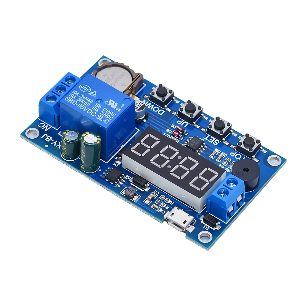 XY-BJ moduł przekaźnika czasowego opóźnienia czasowego DC5-60V przełącznik sterujący moduł tablicy synchronizacja zegara sterowanie wieloma trybami — zdjęcie produktu 4