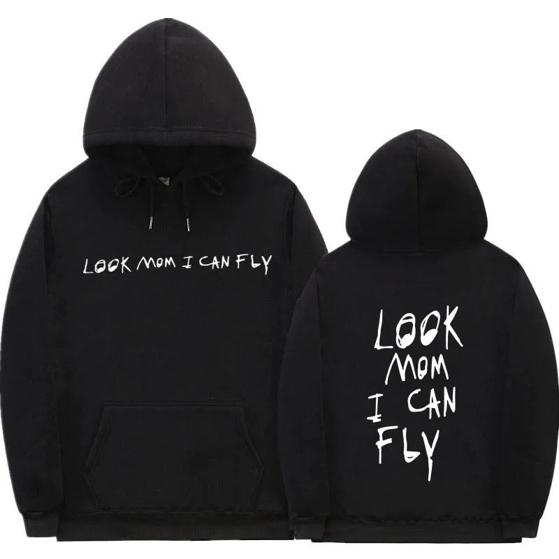 RAVIS SCOTT ASTROWORLD LOOK MOM I CAN FLY HOODIES fashion letter ASTROWORLD HOODIE streetwear Man woman Pullover Sweatshirt