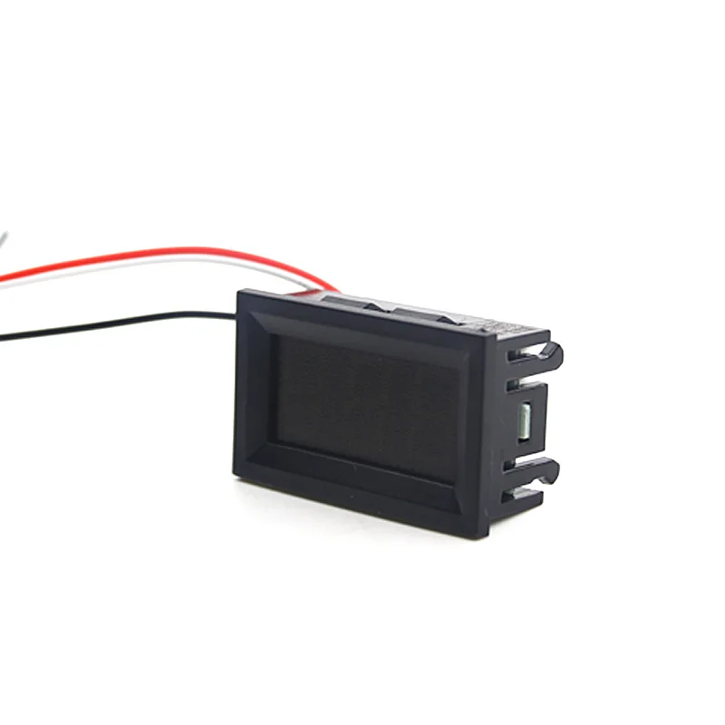 10 Mini Kỹ Thuật Số DC Màn Hình Hiển Thị Kỹ Thuật Số Vôn Kế LED 2 Dây DC0-100V 0-40V 0.56 "Màu Đỏ/Xanh Dương/Xanh Lá V27D 48*29*27Mm