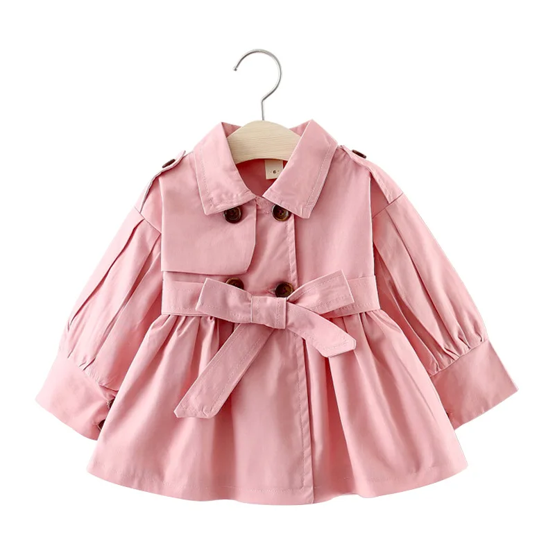 1 2 3 4 Years Girl Toddler Coats Children Jacket Coat Little Girl Clothes Spring Autumn Fashion Windbreaker KF1011